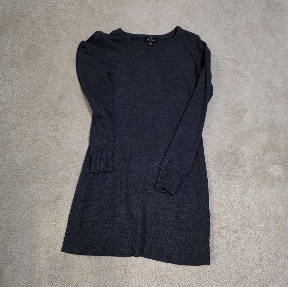 BCX Charcoal Sweater Dress